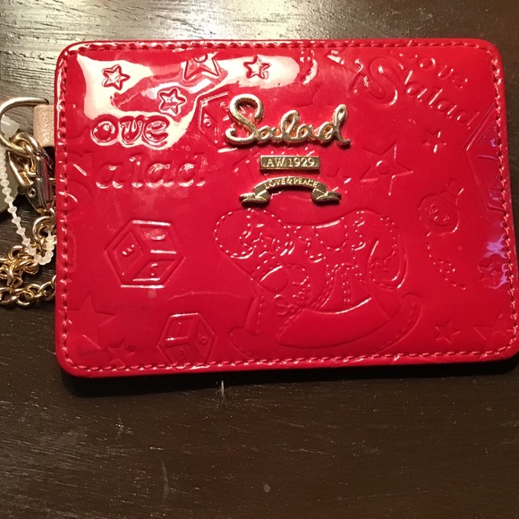 Salad AW 1929 Love & Peace ID Holder - Picture 1 of 5